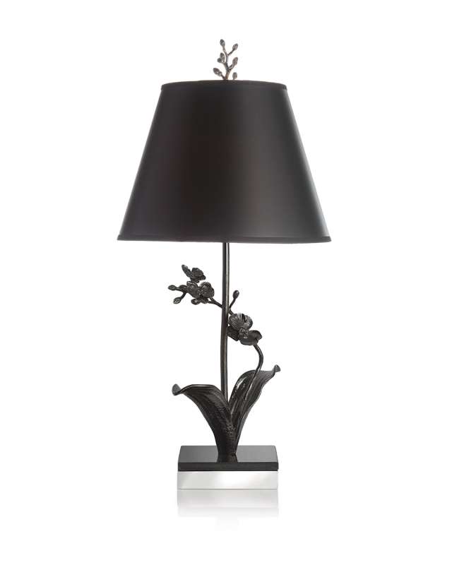 Black Orchid Table Lamp